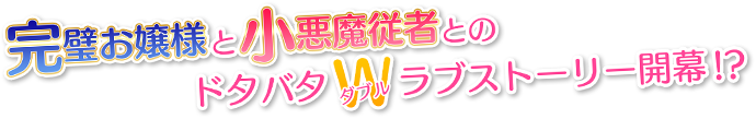 完璧お嬢様と小悪魔従者とのドタバタＷラブストーリー開幕！？